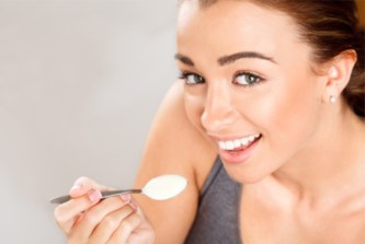 woman-eating-probiotics